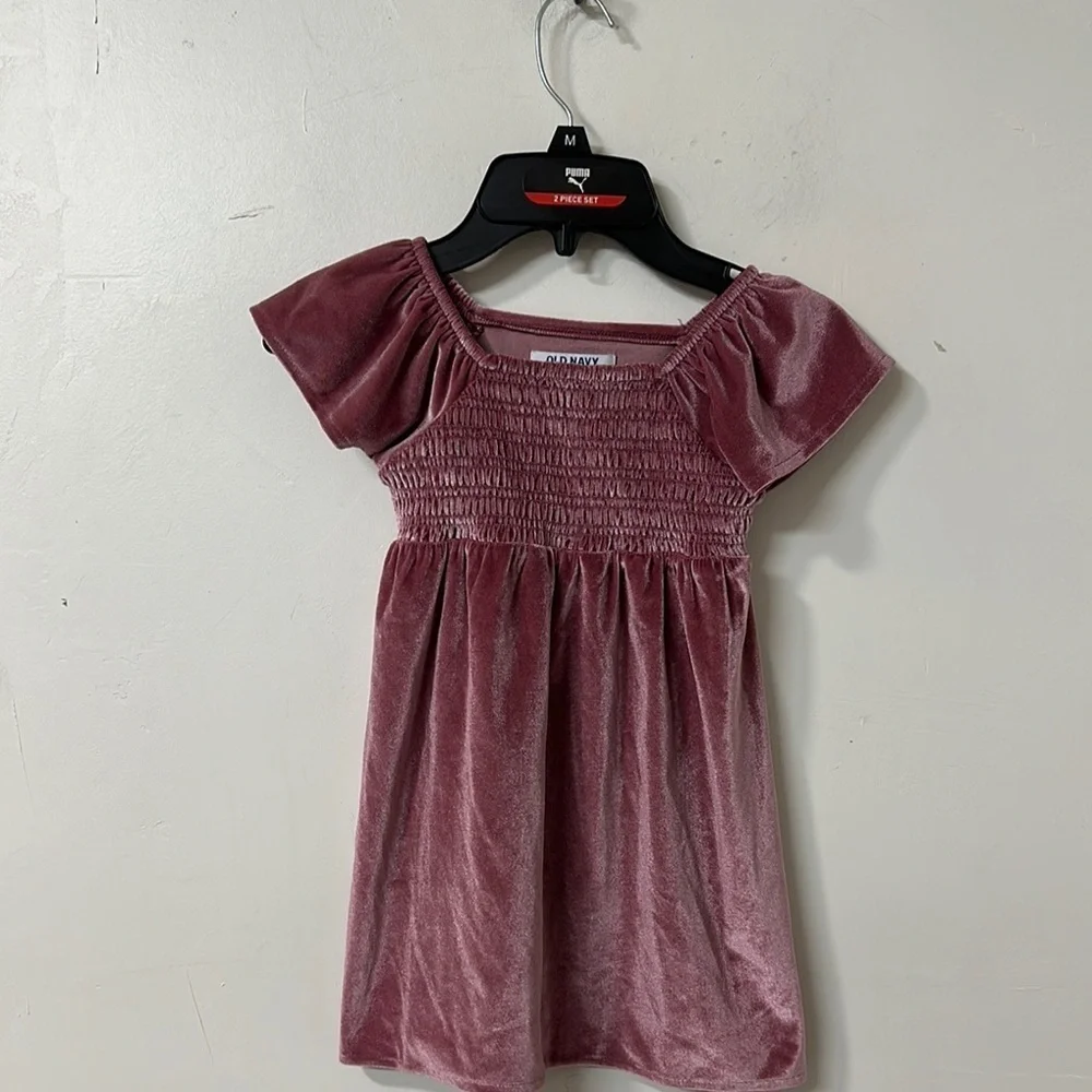 Old Navy Babydoll Dress with Puff Sleeves and Square Neck